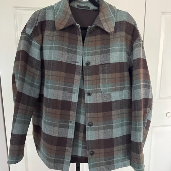 Uniqlo - Oversized Short Jacket | Checked - Picture 2 of 3